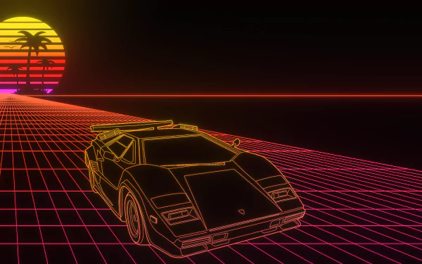  Countach Wireframe by MrMaikiu