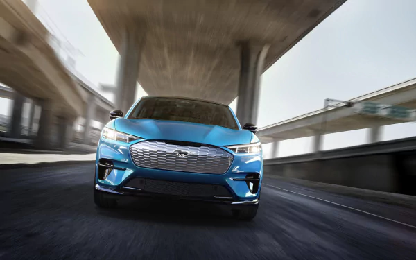 electric car SUV car Ford Ford Mustang vehicle Ford Mustang Mach-E HD Desktop Wallpaper | Background Image