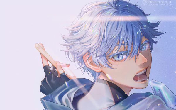 Chongyun (Genshin Impact) video game Genshin Impact HD Desktop Wallpaper | Background Image