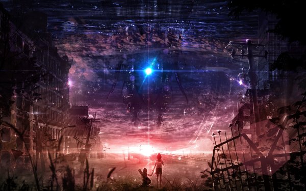 Anime Sci Fi Post Apocalyptic HD Wallpaper | Background Image