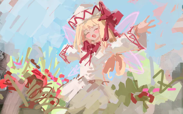 Lily White Anime Touhou HD Desktop Wallpaper | Background Image