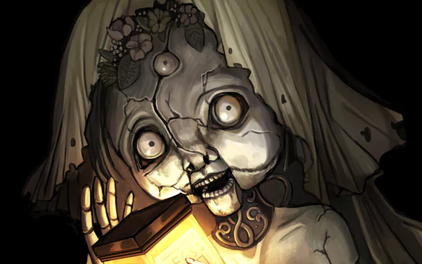  Just a very creepy doll from Resident Evil Village by Kellie O'Sullivan