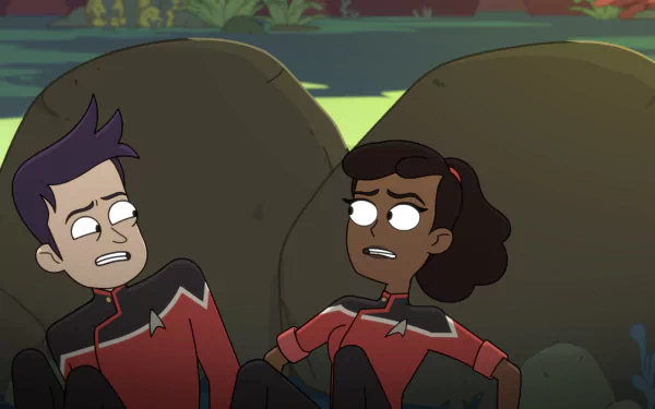 Brad Boimler Beckett Mariner Star Trek TV Show Star Trek: Lower Decks HD Desktop Wallpaper | Background Image