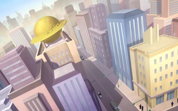 city Daily Planet Metropolis (DC Comics) movie Justice League: Crisis On Two Earths HD Desktop Wallpaper | Background Image
