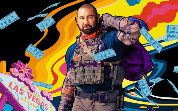 Scott Ward Dave Bautista Army of the Dead (2021) movie HD Desktop Wallpaper | Background Image