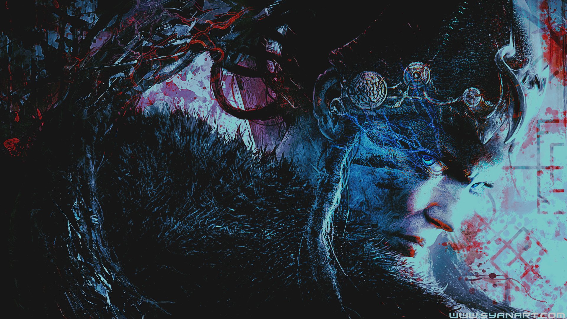 Download Senua (Hellblade) Video Game Hellblade: Senua's Sacrifice HD Wallpaper by SyanArt