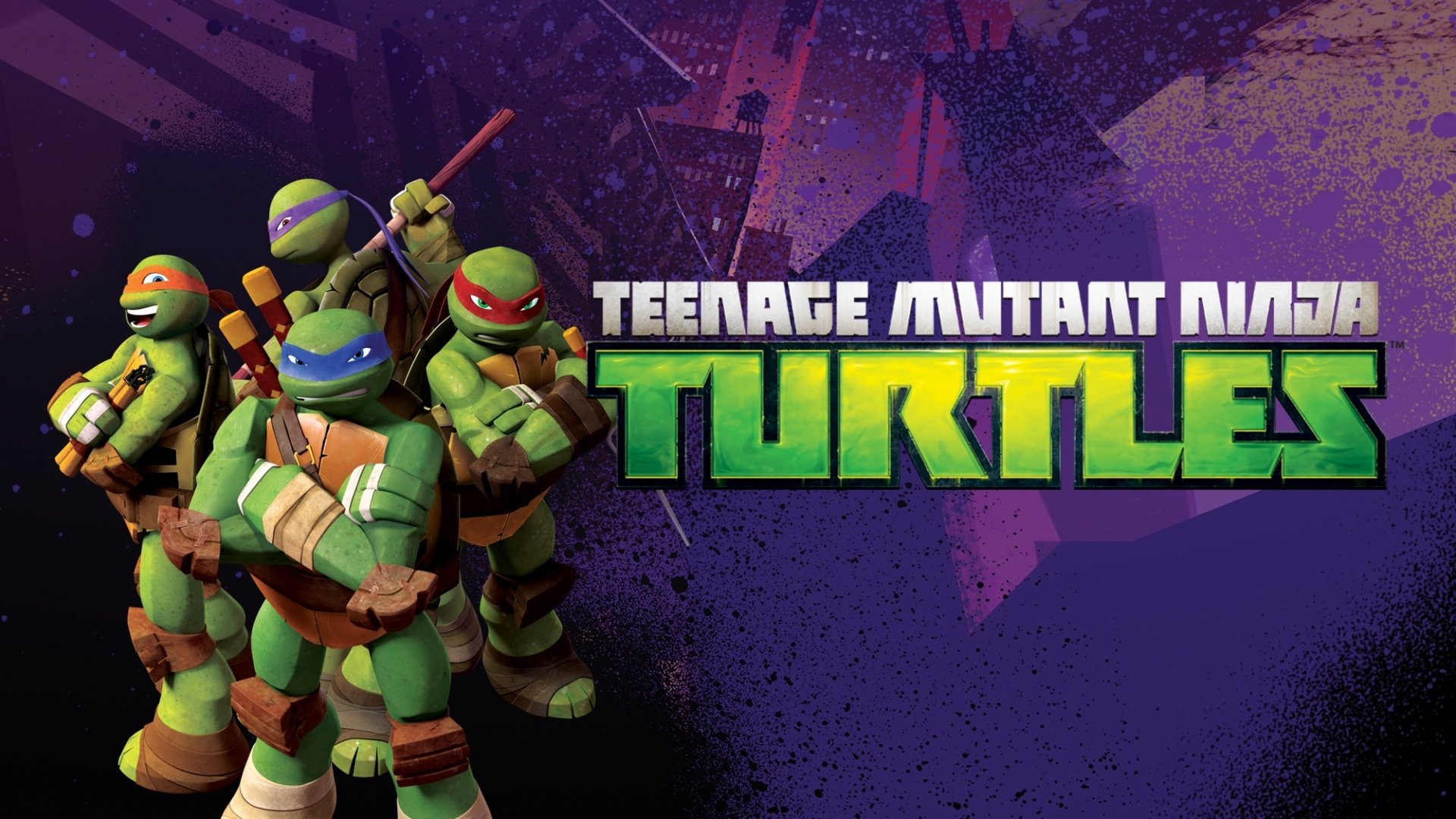 Download Leonardo (TMNT) Donatello (TMNT) Raphael (TMNT) Michelangelo (TMNT) TV Show Teenage Mutant Ninja Turtles HD Wallpaper
