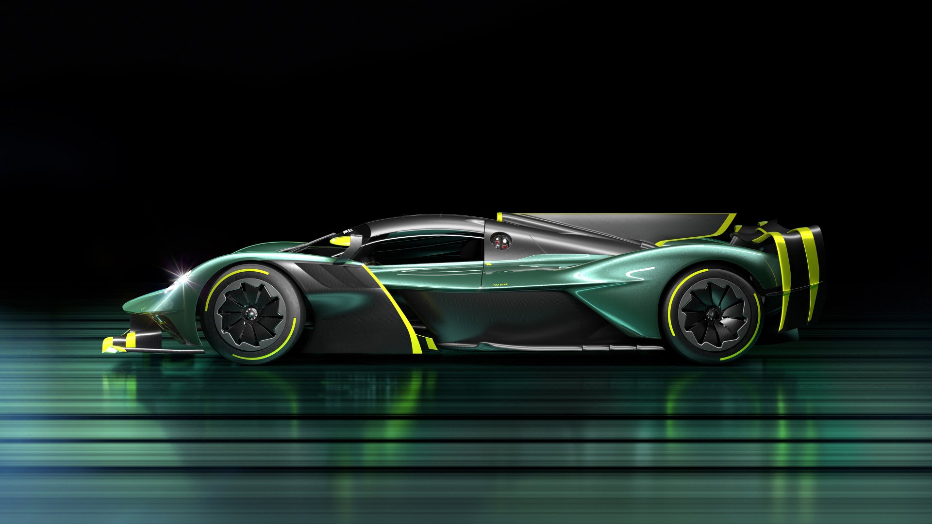 Download Supercar Green Car Car Aston Martin Vehicle Aston Martin Valkyrie 4k Ultra HD Wallpaper