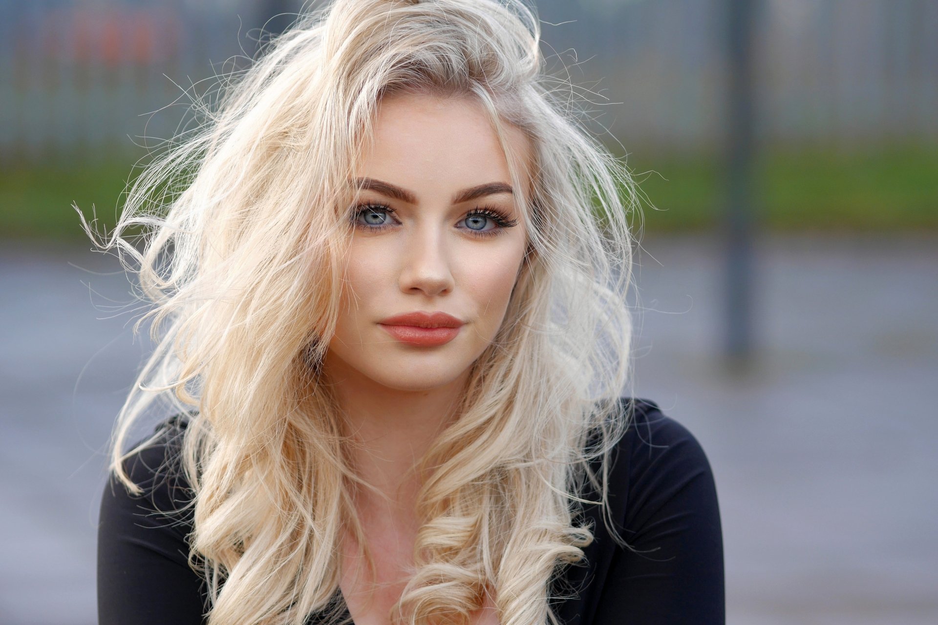 Download Blonde Woman Model HD Wallpaper | 3600x2400 | Wallpaper Abyss