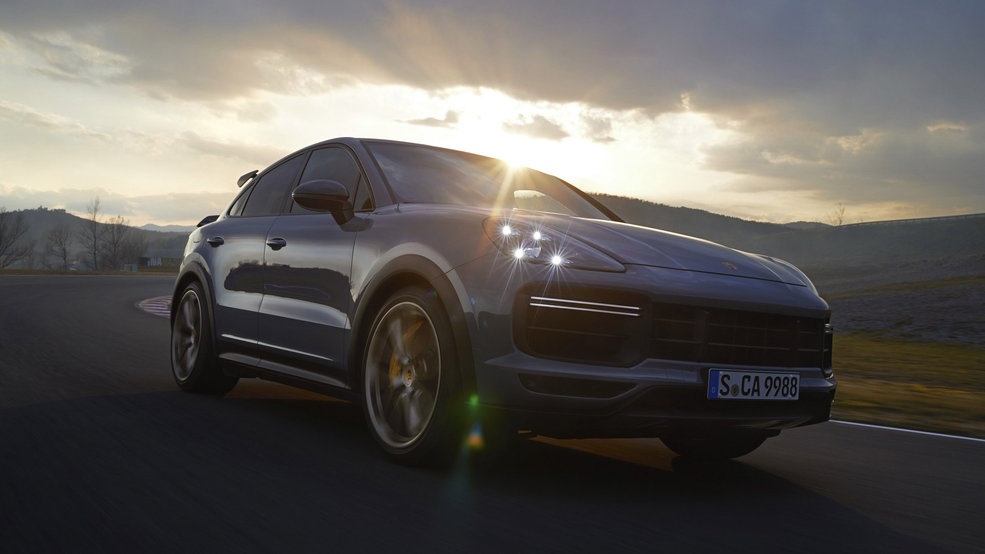 Download SUV Porsche Vehicle Porsche Cayenne Turbo 4k Ultra HD Wallpaper