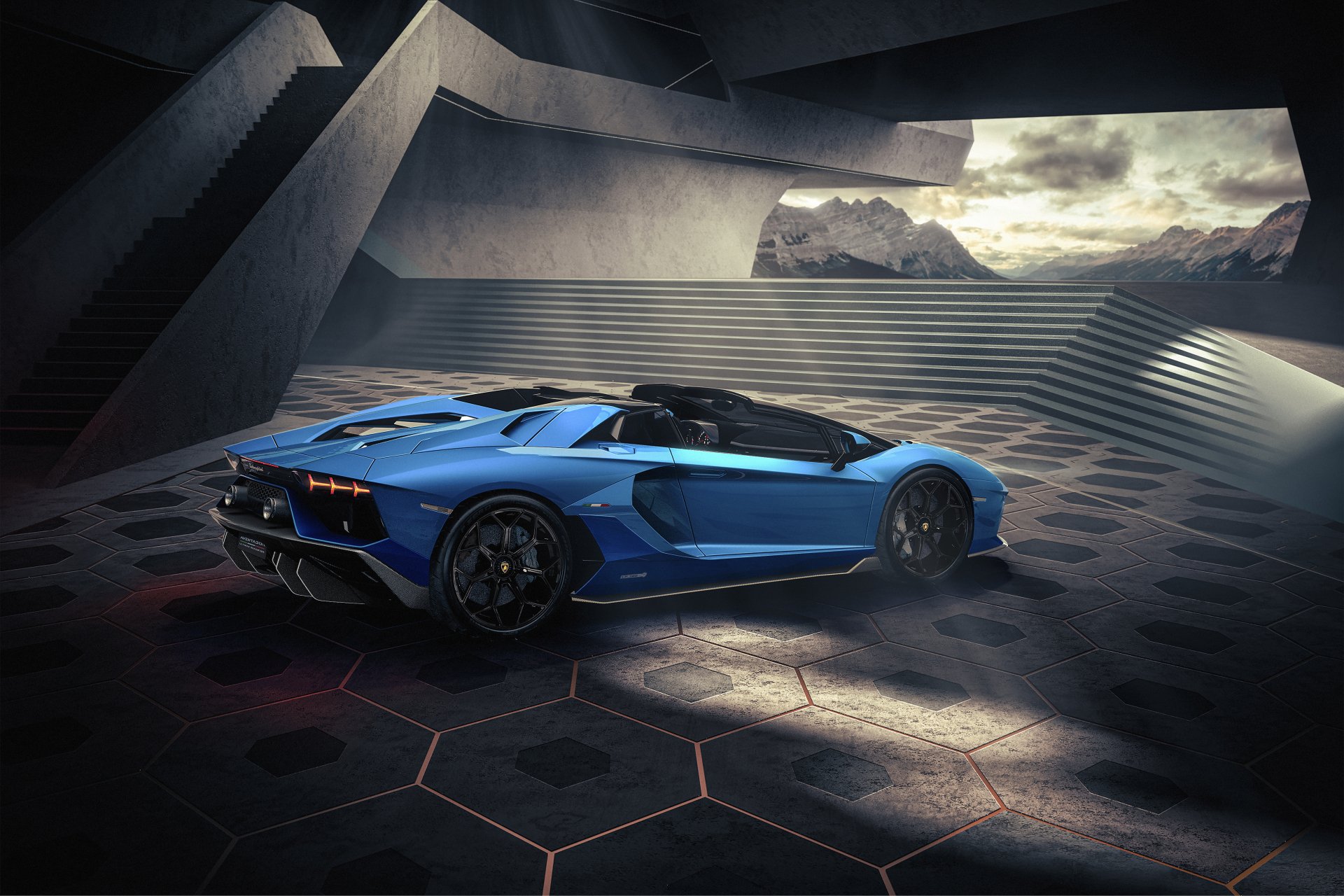 Download Lamborghini Aventador Supercar Vehicle Lamborghini Aventador LP 780-4 Ultimae 4k Ultra HD Wallpaper