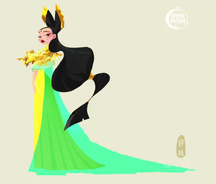 Chang'e (Over the Moon) movie Over the Moon HD Desktop Wallpaper | Background Image