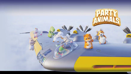 video game Party Animals HD Desktop Wallpaper | Background Image