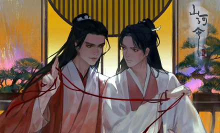 Zhou Zishu Wen Kexing TV Show Word of Honor HD Desktop Wallpaper | Background Image