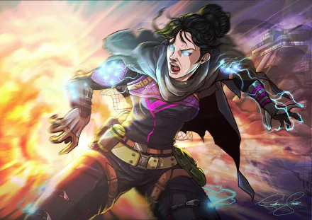 Wraith (Apex Legends) video game Apex Legends HD Desktop Wallpaper | Background Image