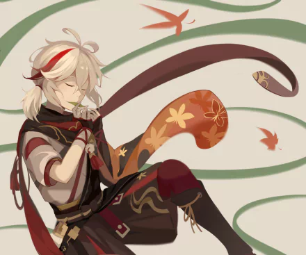  Kaedehara Kazuha by 知鲸鸟