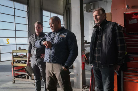 Laurence Fishburne Liam Neeson movie The Ice Road HD Desktop Wallpaper | Background Image