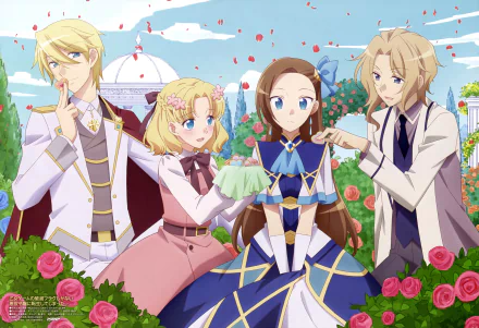 Maria Campbell Keith Claes Catarina Claes Gerald Stuart Anime My Next Life as a Villainess: All Routes Lead to Doom! HD Desktop Wallpaper | Background Image