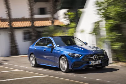  Blue Mercedes-Benz C 200 AMG Line Worldwide (W206)