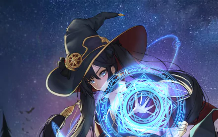 Mona (Genshin Impact) video game Genshin Impact HD Desktop Wallpaper | Background Image