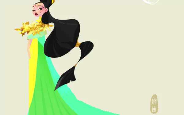 Chang'e (Over the Moon) movie Over the Moon HD Desktop Wallpaper | Background Image