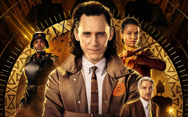 Ravonna Renslayer Gugu Mbatha-Raw Hunter B-15 Wunmi Mosaku Mobius M. Mobius Owen Wilson Loki (Marvel Comics) Tom Hiddleston TV Show Loki HD Desktop Wallpaper | Background Image