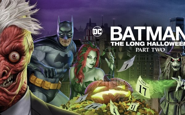 Movie Batman: The Long Halloween, Part Two Batman Two-Face Poison Ivy Scarecrow HD Wallpaper | Background Image