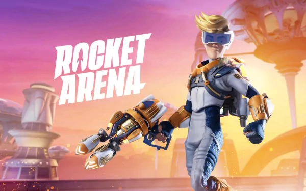 video game Rocket Arena HD Desktop Wallpaper | Background Image