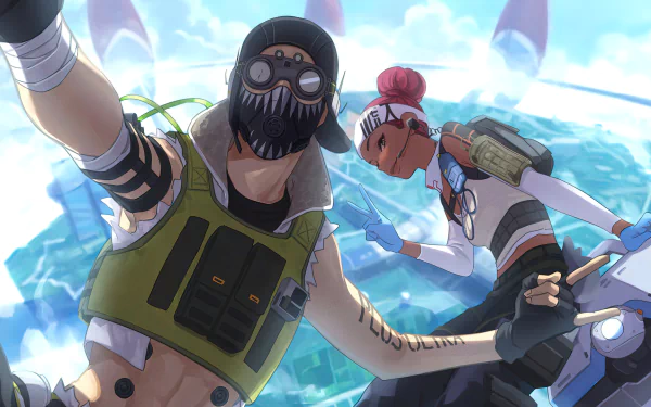 Lifeline (Apex Legends) Octane (Apex Legends) video game Apex Legends HD Desktop Wallpaper | Background Image