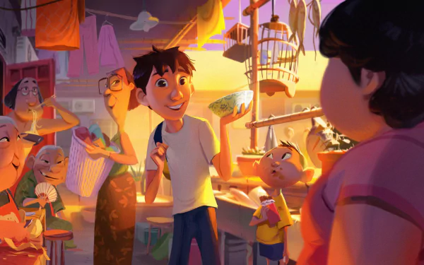 Din Song movie Wish Dragon HD Desktop Wallpaper | Background Image