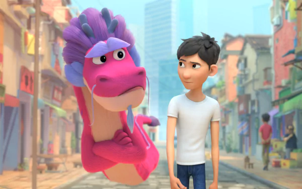 chinese dragon Long (Wish Dragon) Din Song movie Wish Dragon HD Desktop Wallpaper | Background Image