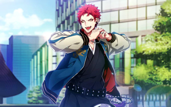 Kuko Harai Anime Hypnosis Mic HD Desktop Wallpaper | Background Image