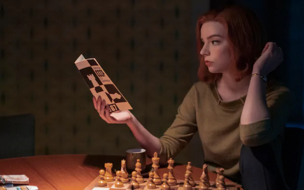 Beth Harmon Anya Taylor-Joy TV Show The Queen's Gambit HD Desktop Wallpaper | Background Image