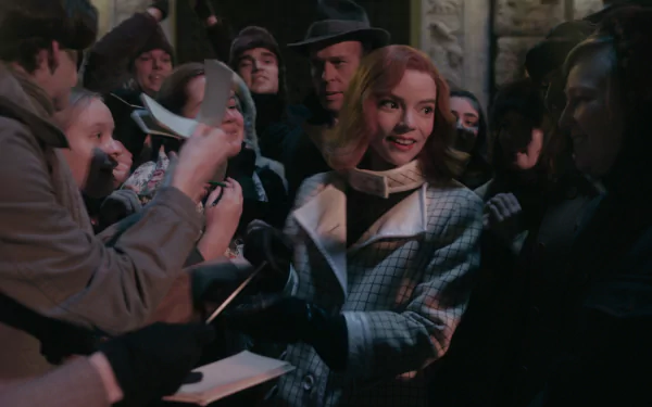 Beth Harmon Anya Taylor-Joy TV Show The Queen's Gambit HD Desktop Wallpaper | Background Image