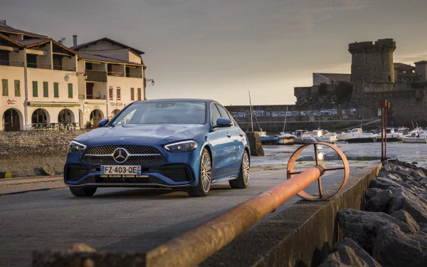  Blue Mercedes-Benz C 200 AMG Line Worldwide (W206)