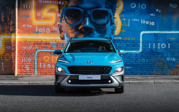  Blue 2021 Hyundai Kona