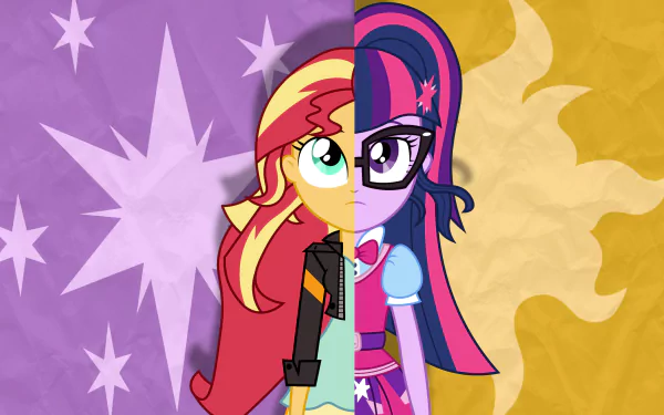 Sci-Twi (My Little Pony) Sunset Shimmer TV Show My Little Pony: Equestria Girls - Tales of Canterlot High HD Desktop Wallpaper | Background Image