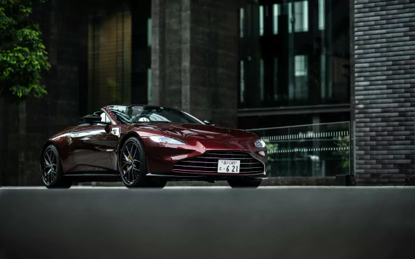  Red 2021 Aston Martin Vantage Roadster