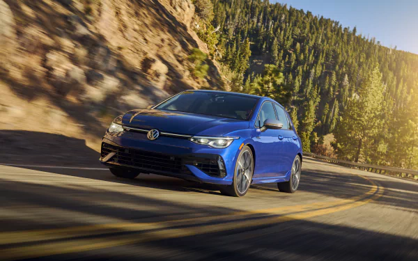  Blue 2022 Volkswagen Golf R