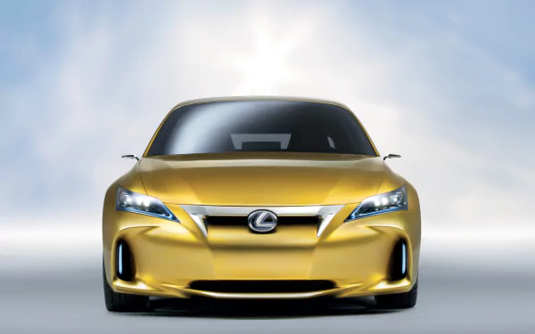  Yellow 2009 Lexus LF-Ch Compact Concept