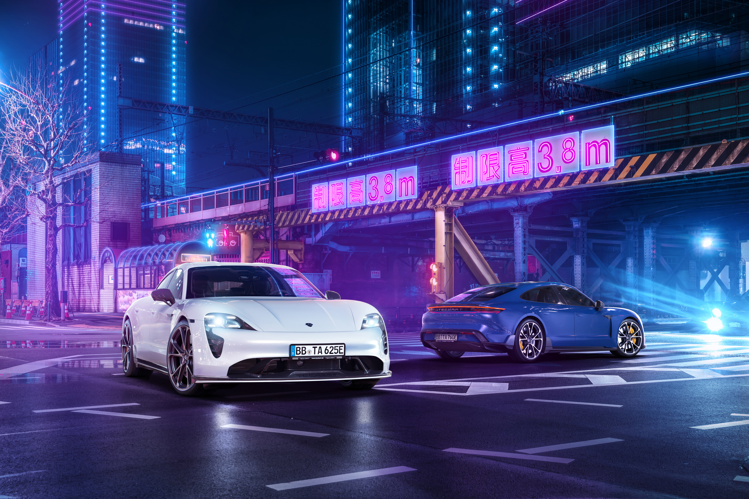 Vehicles Porsche Taycan HD Wallpaper | Background Image