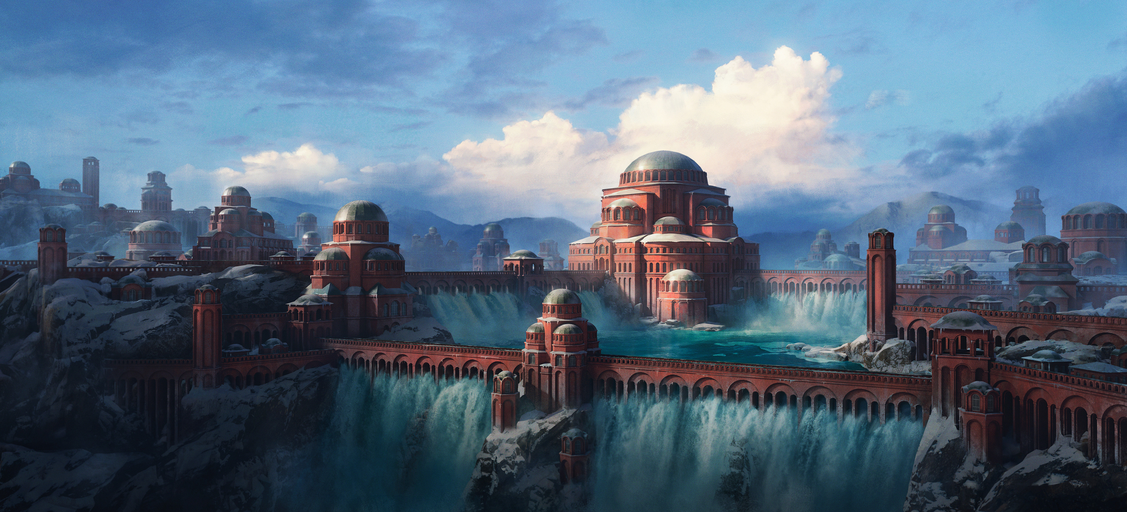 Frozen Byzantine City by Yurii Nikolaiko