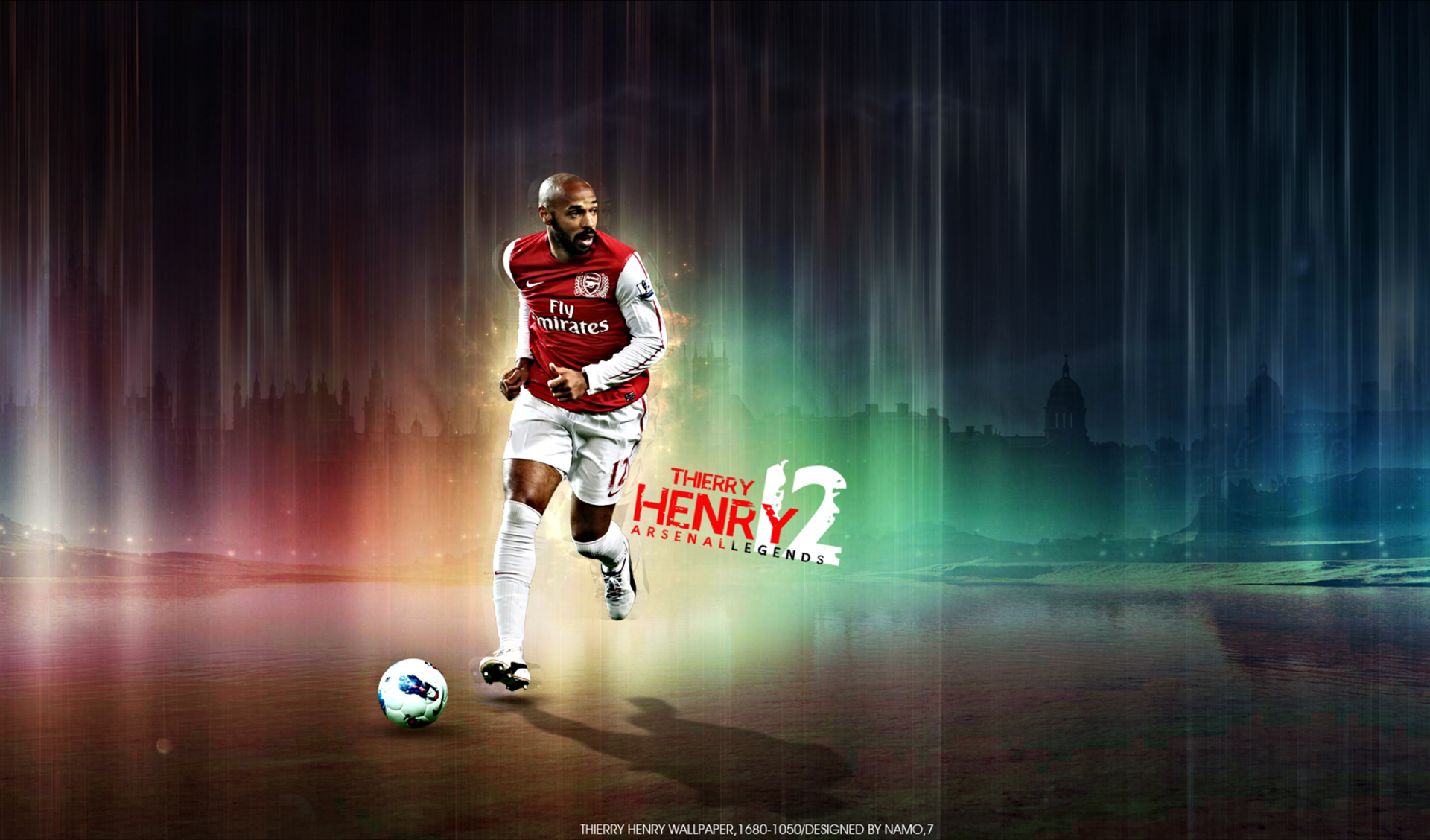 Download Former Arsenal FC Player Thierry Henry Wallpaper