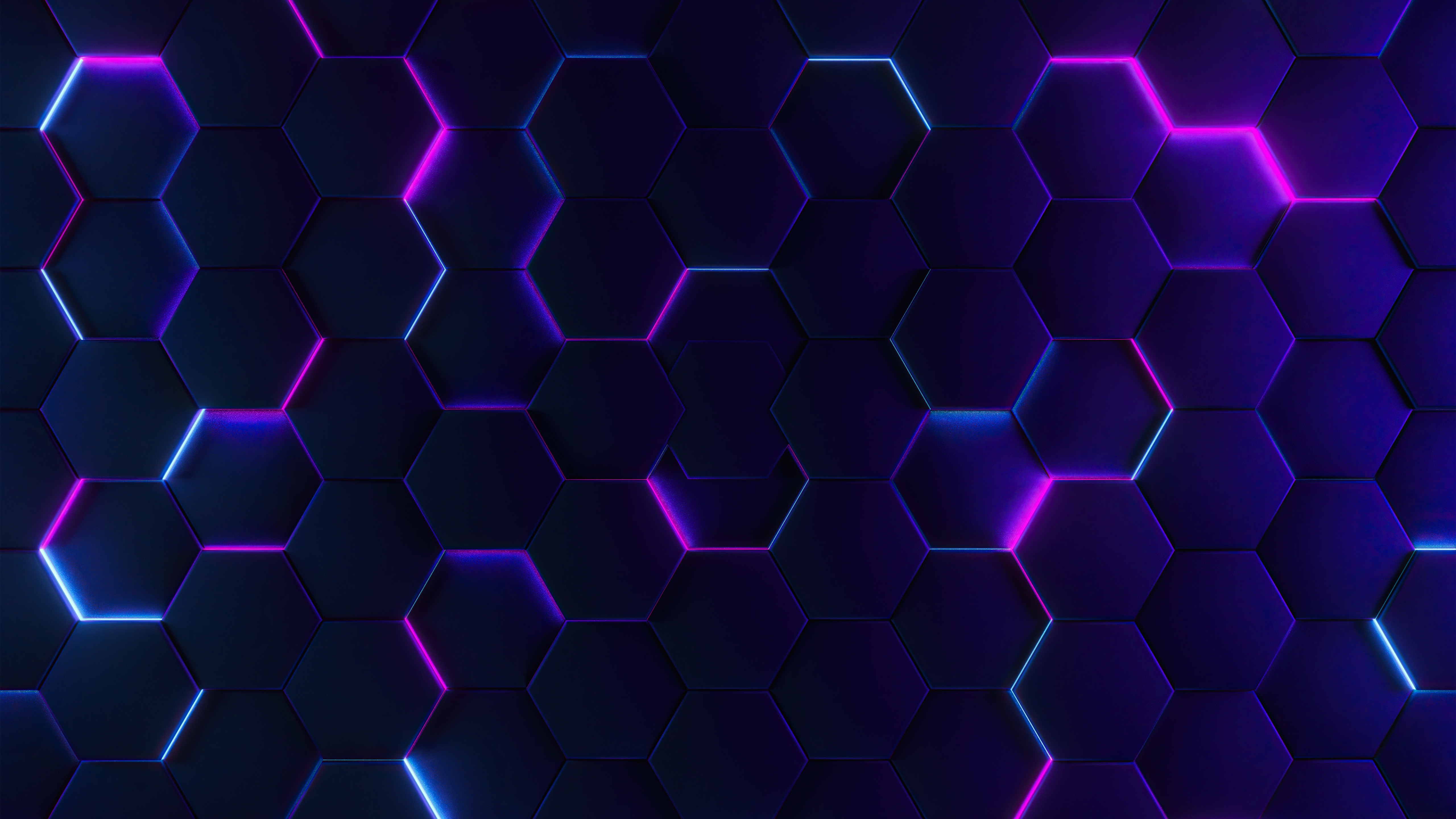 Wallpaper 4k Futuristic Dark Hexagon 4k Wallpaper