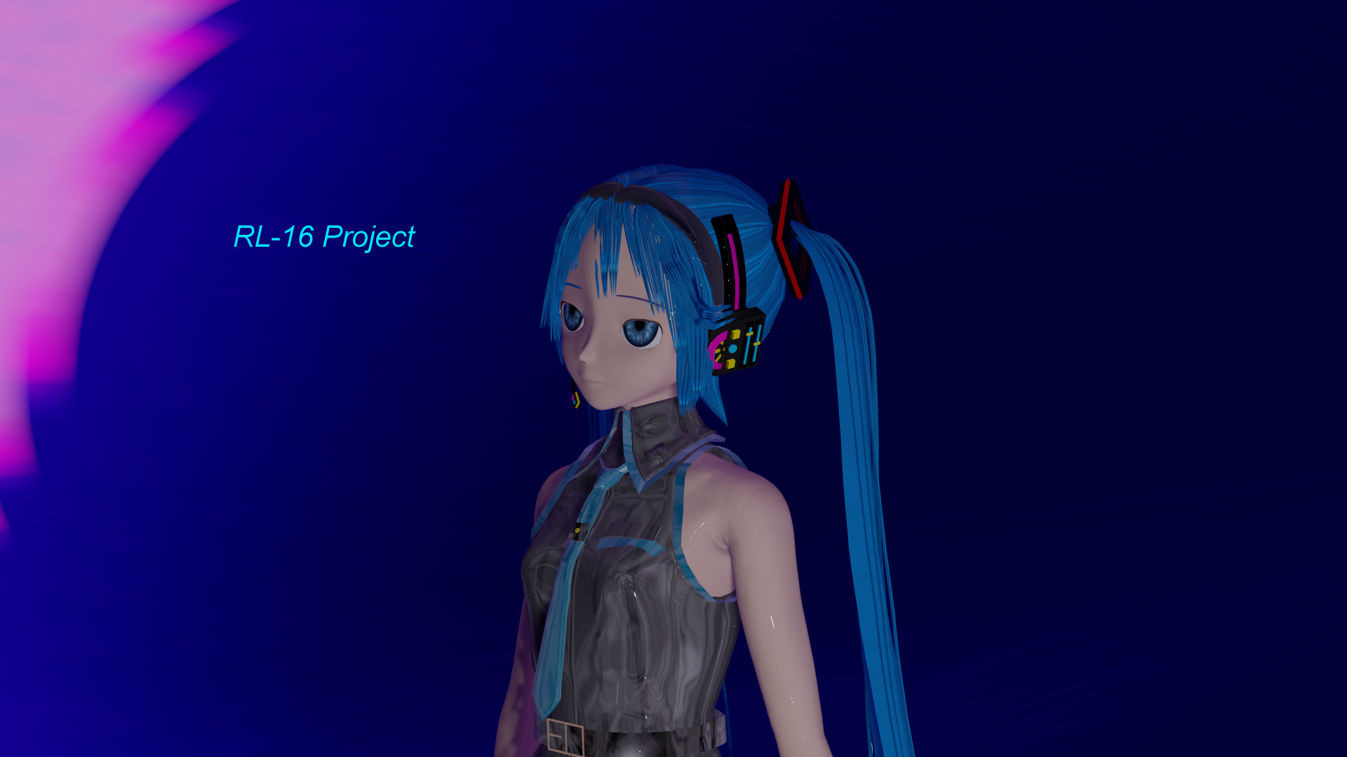 Hatsune Miku Blender I' m by RL-16 Project | 3840x2160 | Wallpaper Abyss