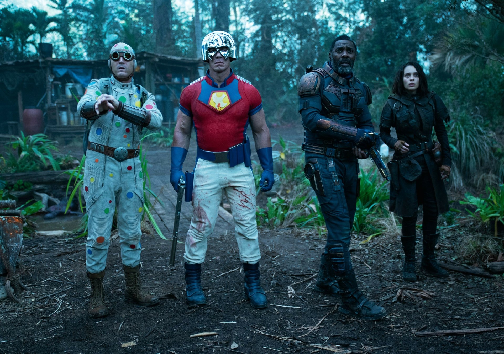 Download Daniela Melchior Ratcatcher 2 (Dc Comics) Bloodsport (DC Comics) Idris Elba Peacemaker (DC Comics) John Cena Polka-Dot Man David Dastmalchian Movie The Suicide Squad 4k Ultra HD Wallpaper