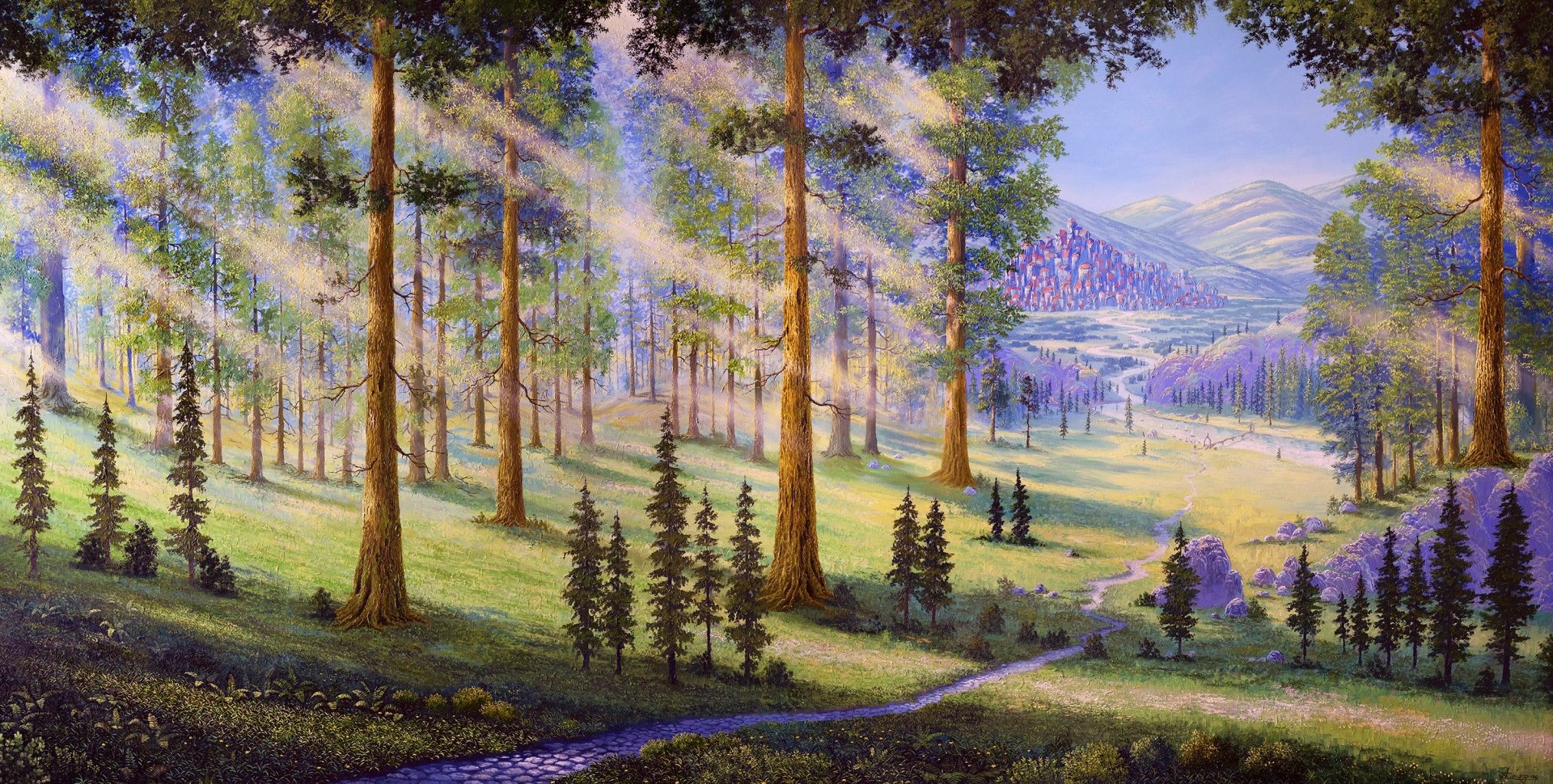 Download Artistic Landscape Natural Landscape HD Wallpaper by Aurelijus Langvinis