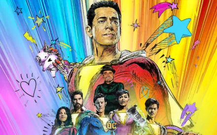 movie Shazam! Fury of the Gods HD Desktop Wallpaper | Background Image