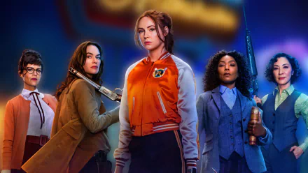 Michelle Yeoh Angela Bassett Carla Gugino Lena Headey Karen Gillan movie Gunpowder Milkshake HD Desktop Wallpaper | Background Image