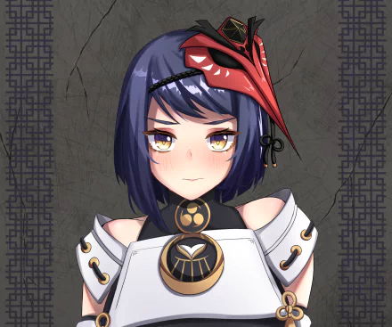 Kujou Sara video game Genshin Impact HD Desktop Wallpaper | Background Image